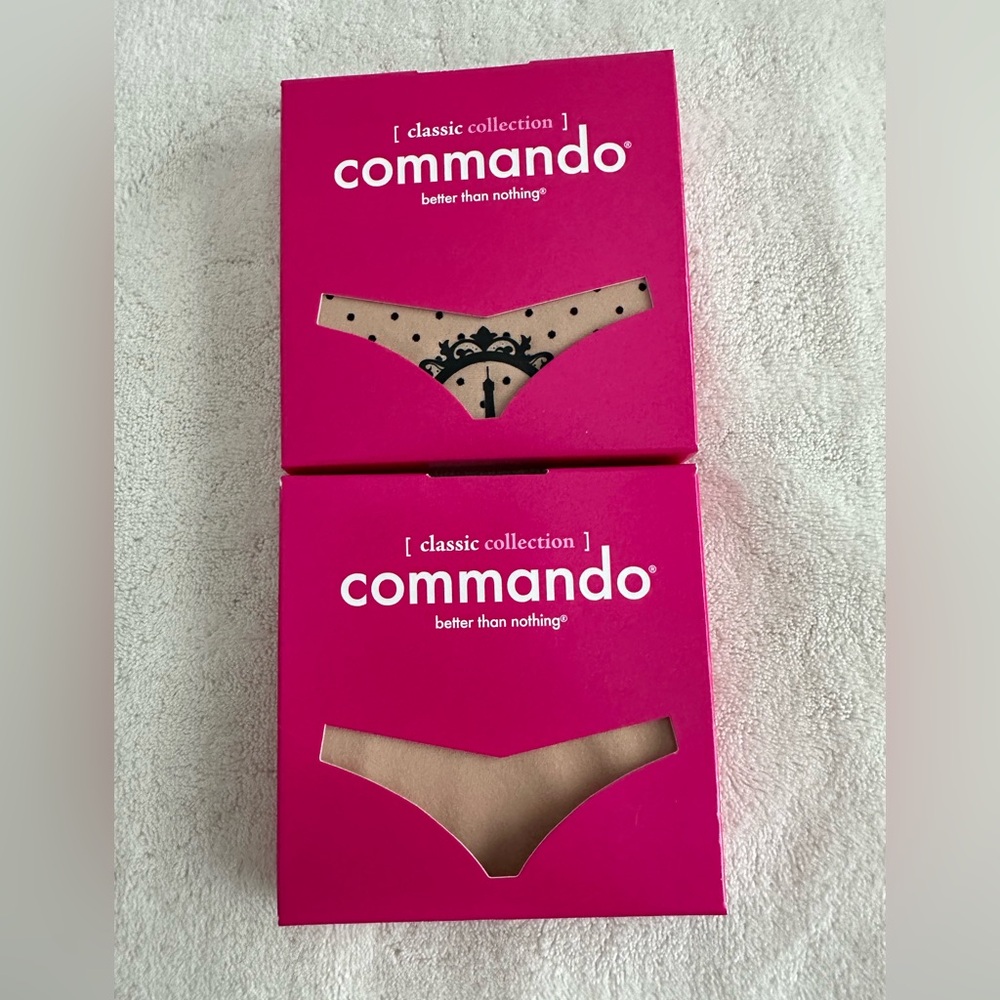 New in box Commando thong set